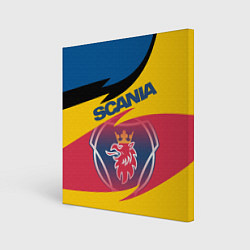 Картина квадратная Scania logo