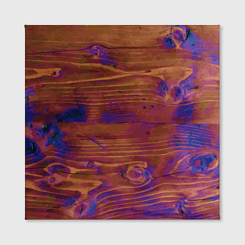 Картина квадратная Деревянная благородная текстура / 3D-принт – фото 2