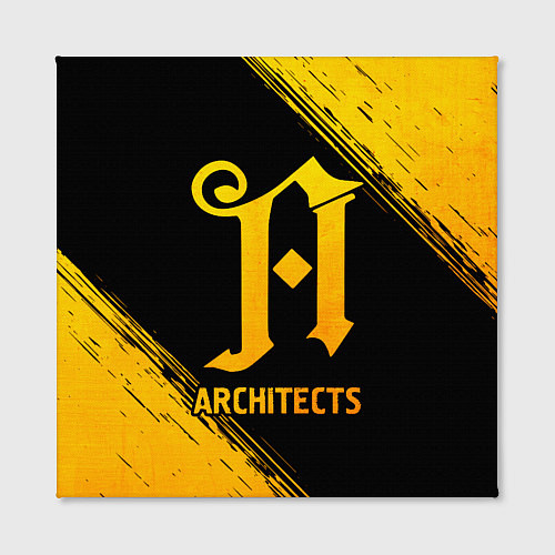 Картина квадратная Architects - gold gradient / 3D-принт – фото 2
