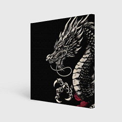 Картина квадратная Japanese dragon - irezumi - art