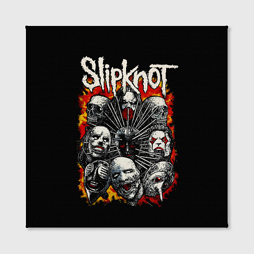 Картина квадратная Slipknot метал-группа / 3D-принт – фото 2