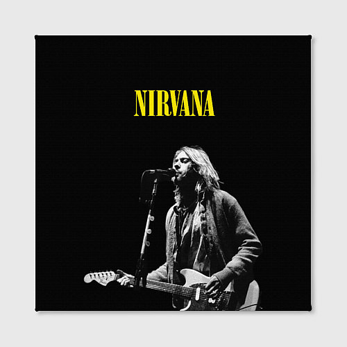 Картина квадратная Группа Nirvana Курт Кобейн / 3D-принт – фото 2