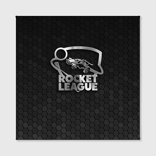 Картина квадратная Rocket League - metal logo / 3D-принт – фото 2