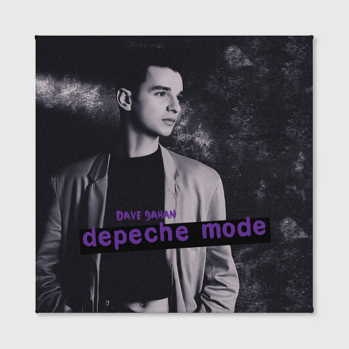 Картина квадратная Depeche Mode Dave Gahan noir3 / 3D-принт – фото 2