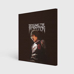 Холст квадратный Oli Sykes - Bring Me the Horizon, цвет: 3D-принт