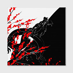 Холст квадратный Tokyo Dragon, цвет: 3D-принт — фото 2