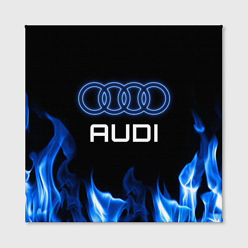 Картина квадратная Audi neon art / 3D-принт – фото 2