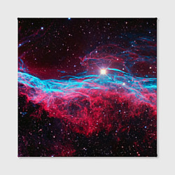 Холст квадратный Uy scuti star - neon space, цвет: 3D-принт — фото 2
