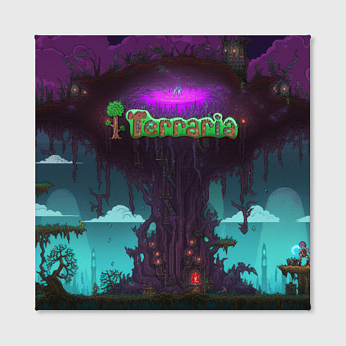 Картина квадратная Terraria tree / 3D-принт – фото 2