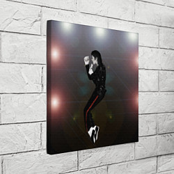 Холст квадратный Michael Jackson в прыжке, цвет: 3D-принт — фото 2