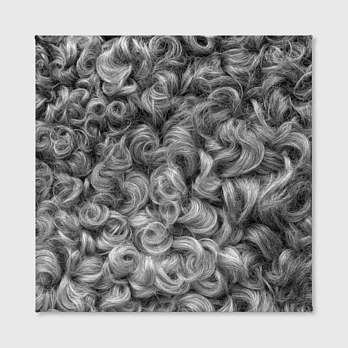 Картина квадратная Кудрявая шерсть баранов / 3D-принт – фото 2