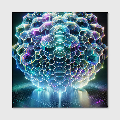 Картина квадратная Пузыри / 3D-принт – фото 2