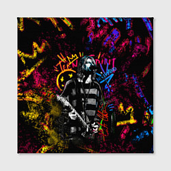 Холст квадратный Nirvana краски звука, цвет: 3D-принт — фото 2
