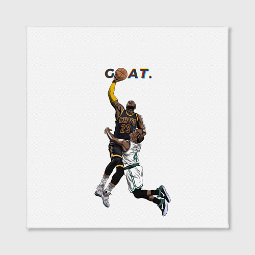 Картина квадратная Goat 23 - LeBron James / 3D-принт – фото 2
