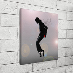 Холст квадратный Майкл Джексон под прожекторами - с автографом, цвет: 3D-принт — фото 2