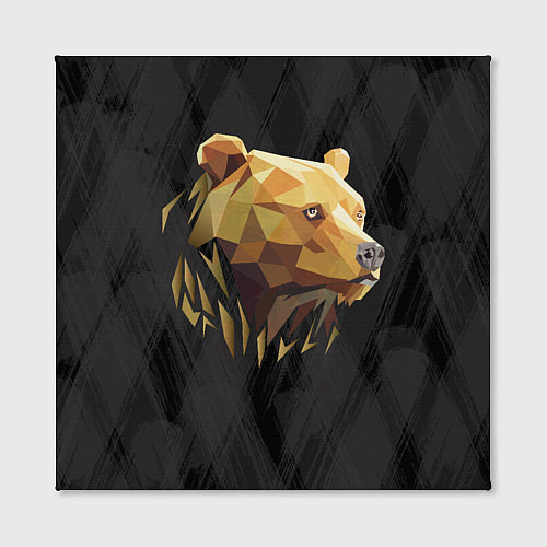 Картина квадратная Русский бурый медведь 2024 / 3D-принт – фото 2