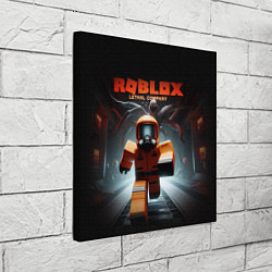 Холст квадратный Lethal Company x Roblox, цвет: 3D-принт — фото 2