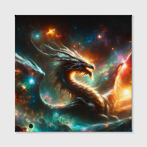 Картина квадратная The incredible space dragon / 3D-принт – фото 2