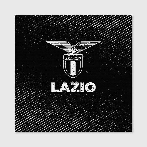 Картина квадратная Lazio с потертостями на темном фоне / 3D-принт – фото 2