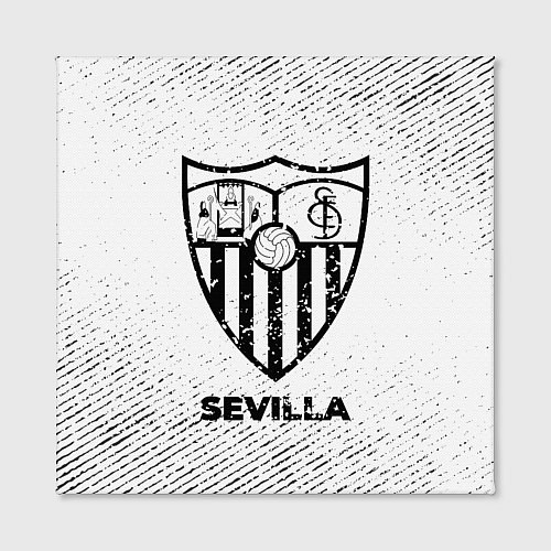 Картина квадратная Sevilla с потертостями на светлом фоне / 3D-принт – фото 2