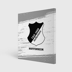 Холст квадратный Hoffenheim sport на светлом фоне, цвет: 3D-принт