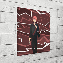 Холст квадратный Карма Акабанэ из Класса убийц, цвет: 3D-принт — фото 2
