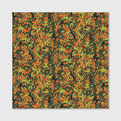 Холст квадратный Современный пятнистый камуфляж, цвет: 3D-принт — фото 2