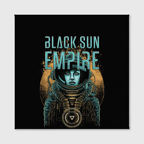 Картина квадратная Black sun empire - neurofunk / 3D-принт – фото 2