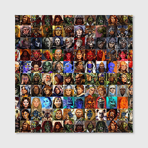 Картина квадратная Портреты всех героев / 3D-принт – фото 2