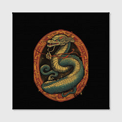 Холст квадратный Муай Тай дракон, цвет: 3D-принт — фото 2