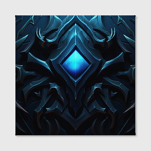 Картина квадратная Синие магическое свещение / 3D-принт – фото 2