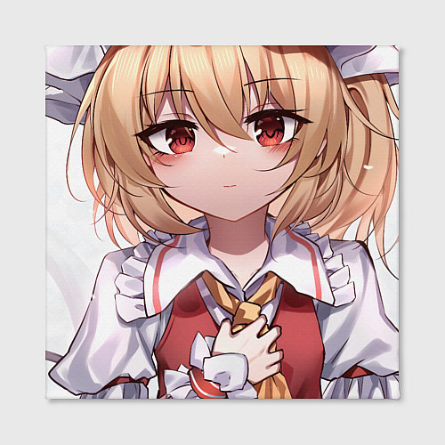 Картина квадратная Touhou Project Flandre милая улыбка / 3D-принт – фото 2