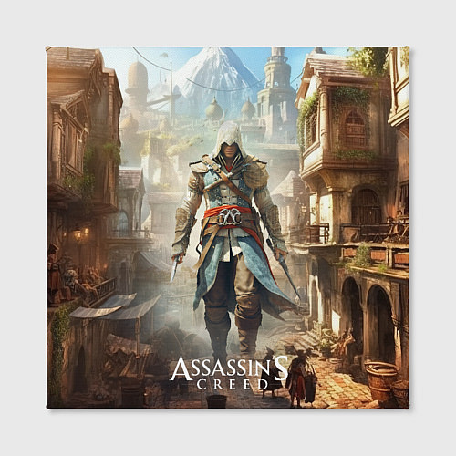 Картина квадратная Assassins creed старый город / 3D-принт – фото 2