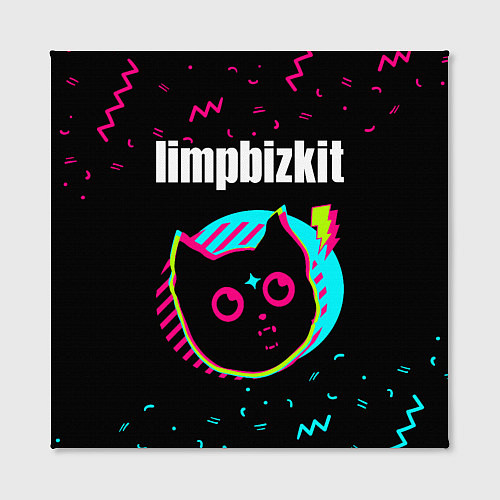 Картина квадратная Limp Bizkit - rock star cat / 3D-принт – фото 2