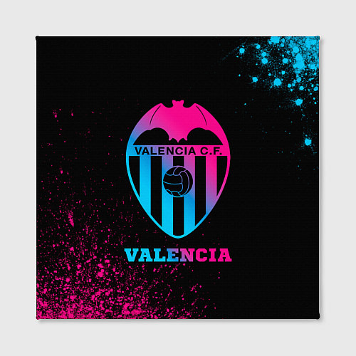 Картина квадратная Valencia - neon gradient / 3D-принт – фото 2