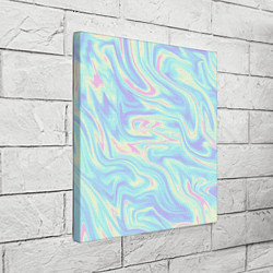 Холст квадратный Жидкая абстракция, цвет: 3D-принт — фото 2
