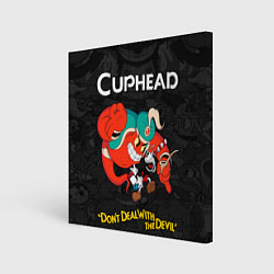 Холст квадратный Cuphead - gin, цвет: 3D-принт