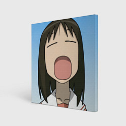 Картина квадратная Azumanga Daioh Аюму Касуга зевает