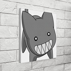 Холст квадратный Azumanga Daioh Angry Cat, цвет: 3D-принт — фото 2