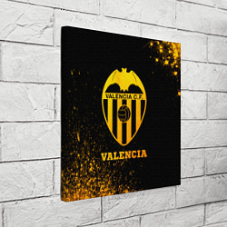 Холст квадратный Valencia - gold gradient, цвет: 3D-принт — фото 2
