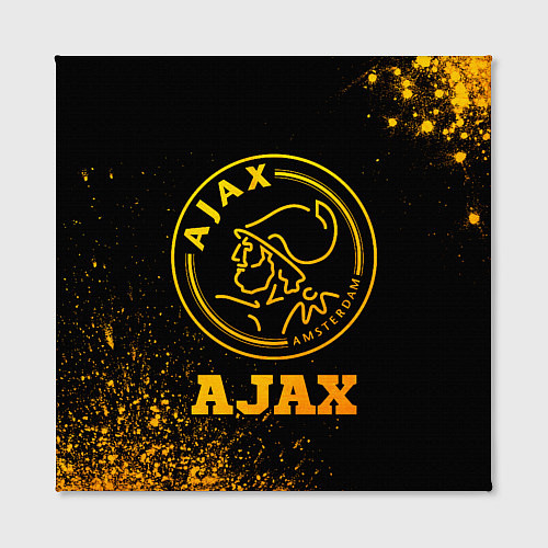 Картина квадратная Ajax - gold gradient / 3D-принт – фото 2