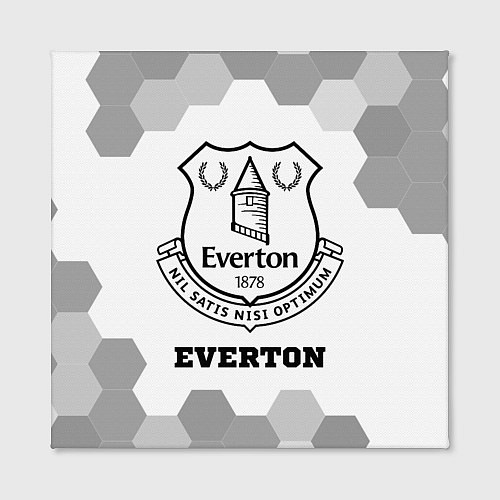 Картина квадратная Everton sport на светлом фоне / 3D-принт – фото 2