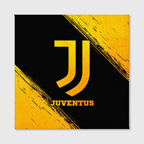 Картина квадратная Juventus - gold gradient / 3D-принт – фото 2