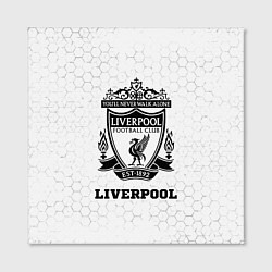 Холст квадратный Liverpool sport на светлом фоне, цвет: 3D-принт — фото 2