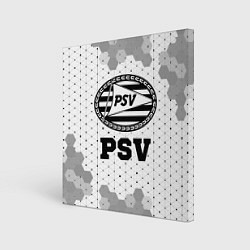 Холст квадратный PSV sport на светлом фоне, цвет: 3D-принт