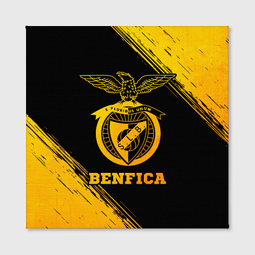 Картина квадратная Benfica - gold gradient / 3D-принт – фото 2