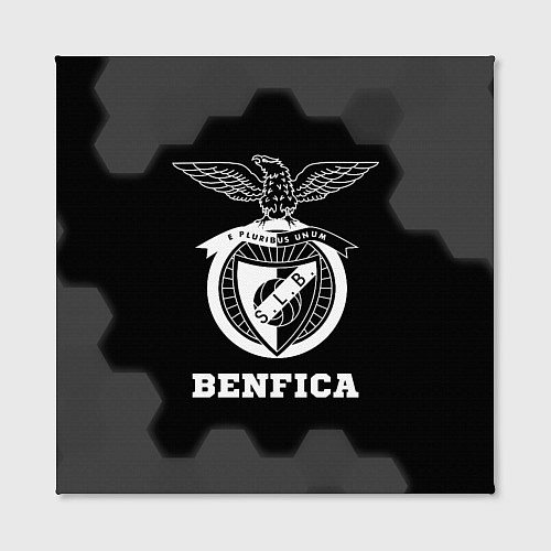 Картина квадратная Benfica sport на темном фоне / 3D-принт – фото 2
