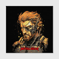 Холст квадратный Веном Снейк Metal gear game, цвет: 3D-принт — фото 2