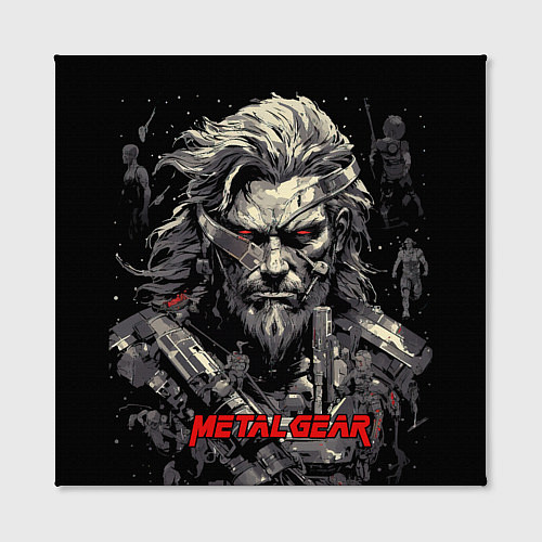 Картина квадратная Venom Snake Metal gear game / 3D-принт – фото 2