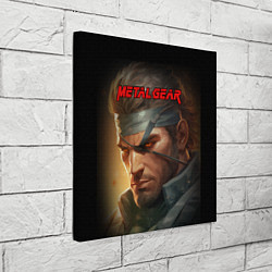 Холст квадратный Веном Снейк из игры Metal gear, цвет: 3D-принт — фото 2